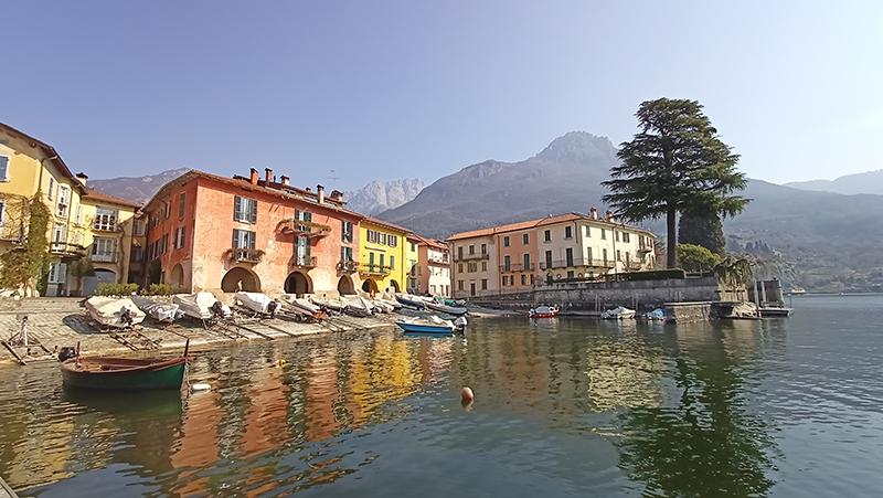 The historic village of Mandello del Lario