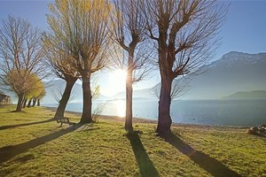 Domaso; lake Como, sunrise