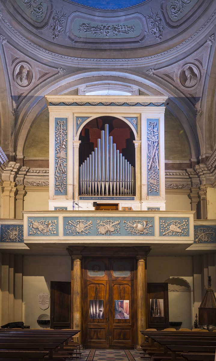 visit church in blevio organ